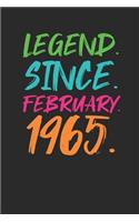 Legend Since February 1965