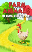 Farm Animals Coloring Book for Kids