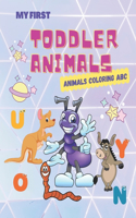 My First Toddler Animals Coloring ABC