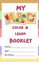 My ABC Color & Learn Booklet