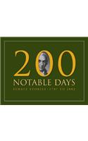 200 Notable Days: Senate Stories, 1787 to 2002