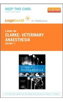 Veterinary Anaesthesia - Elsevier eBook on Vitalsource (Retail Access Card)