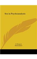 Sex in Psychoanalysis