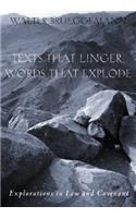 Texts That Linger, Words That Explode: Listening to Prophetic Voices