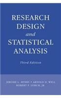 Research Design and Statistical Analysis