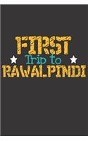 First Trip To Rawalpindi: 6x9 Blank Composition Notebook perfect gift for your Trip to Rawalpindi (Pakistan) for every Traveler