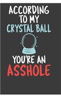 According To My Crystal Ball You're An Asshole