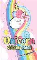 Unicorn Coloring Book for Kids Ages 4-8 US Edition