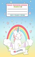 Composition Notebook Grades K-2 I Unicorn