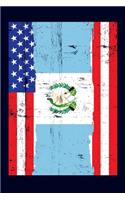 Guatemalan American Flag Notebook