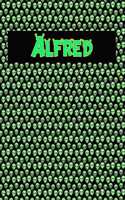 120 Page Handwriting Practice Book with Green Alien Cover Alfred: Primary Grades Handwriting Book