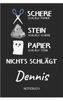 Nichts schlägt - Dennis - Notizbuch