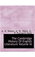 The Cambridge History of English Literature Volume IX