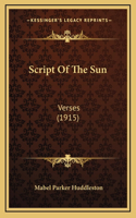 Script Of The Sun