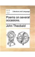 Poems on Several Occasions.