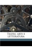 Teatri, Arti E Letteratur, Volume 33