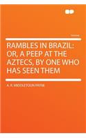 Rambles in Brazil: Or, a Peep at the Aztecs, by One Who Has Seen Them
