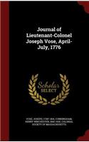 Journal of Lieutenant-Colonel Joseph Vose, April-July, 1776