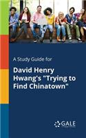 Study Guide for David Henry Hwang's "Trying to Find Chinatown"