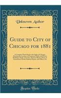 Guide to City of Chicago for 1881