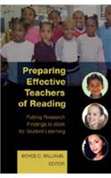 Preparing Effective Teachers of Reading