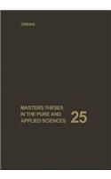 Masters Theses in the Pure and Applied Sciences
