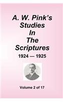 A.W. Pink's Studies In The Scriptures - 1924-25, Volume 2 of 17: (English)