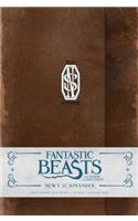 Fantastic Beasts and Where to Find Them: Newt Scamander Hardcover Ruled Journal