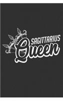 Sagittarius Queen: Melanin and educated, black women journal, black dope, unapologetically dope women 6x9 Journal Gift Notebook with 125 Lined Pages