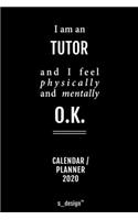 Calendar 2020 for Tutors / Tutor