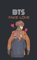 BTS Fake Love Paperback Journal