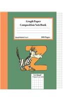 Graph Composition Notebook 5 Squares per inch 5x5 Quad Ruled 5 to 1 100 Sheets
