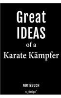 Notizbuch für Karate Kämpfer