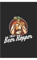 I'm A Beer Hopper: Home Brewing Journal - Notebook - Workbook For Brewery, Homebrewing And Traditional Pub Fan - 6x9 - 120 Graph Paper Pages