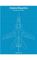Airplane Blueprints Coloring Book for Grown-Ups 2: (2 Airplane Blueprints)