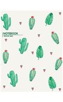 Notebook: Notebook Cute Cactus: Notebook composition: Journal Dot-Grid, Graph, Lined, Blank No Lined: Book: Pocket Notebook Journal Diary, 110 pages, 8.5" x 1
