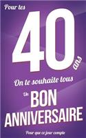 Bon anniversaire - 40 ans