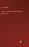 denkwürdigen Erlebnisse des Artur Gordon Pym