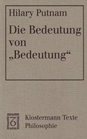 Die Bedeutung Von 'Bedeutung'