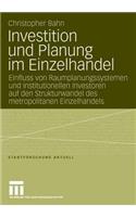 Investition und Planung im Einzelhandel