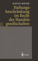 Haftungsbeschränkung Im Recht Der Handelsgesellschaften