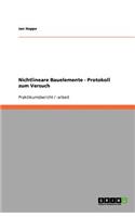 Nichtlineare Bauelemente - Protokoll zum Versuch