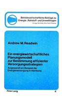 Ein Energiewirtschaftliches Planungsmodell zur Bestimmung effizienter Versorgungsstrategien