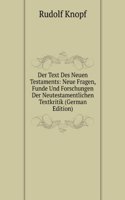 Der Text Des Neuen Testaments: