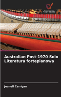 Australian Post-1970 Solo Literatura fortepianowa