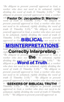 Biblical Misinterpretations