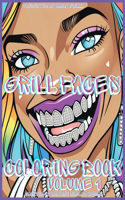 Grill Faces Coloring Book