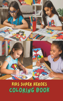 Amazing Superheroes Coloring Book for Kids