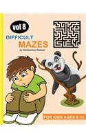 Difficult Mazes for Kids Ages 8-12 - Vol 8