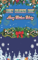 Adult Coloring Book Merry Christmas Coloring